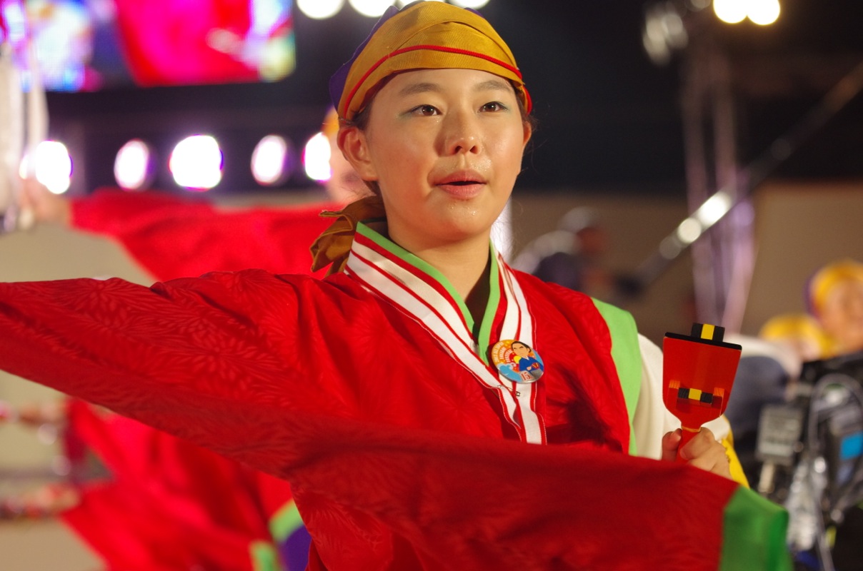 高知よさこい２０１３後夜祭中央公園その７（上町よさこい鳴子連）_a0009554_2355611.jpg