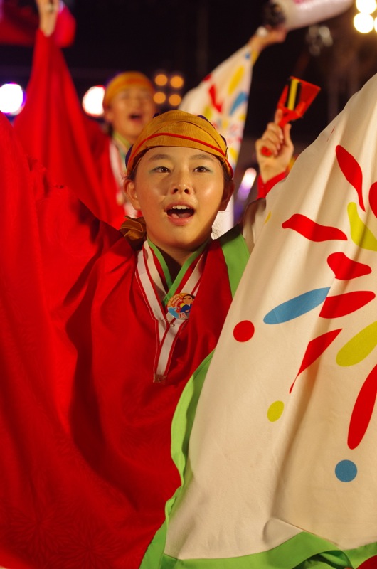 高知よさこい２０１３後夜祭中央公園その７（上町よさこい鳴子連）_a0009554_23592787.jpg