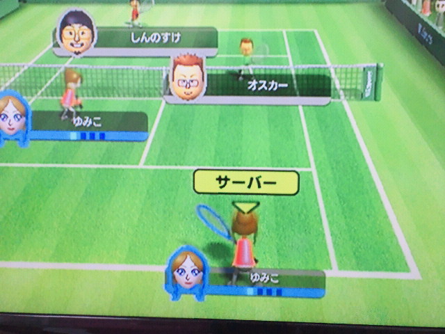 Wii Sports テニス 13 10 21日 Acid Berry S Selfish Diary