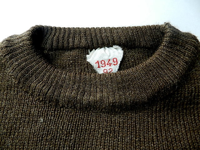 French army 40\'s crew neck knit_f0226051_12423067.jpg