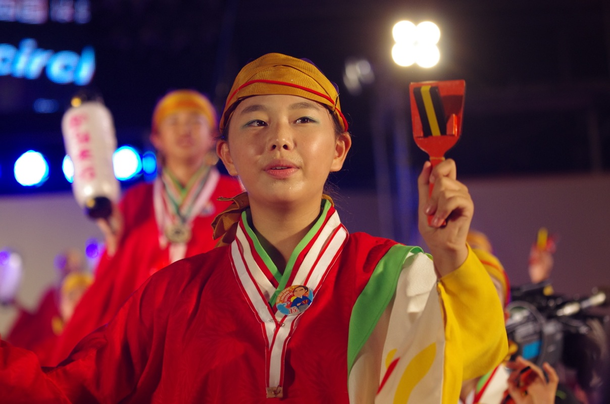 高知よさこい２０１３後夜祭中央公園その７（上町よさこい鳴子連）_a0009554_012276.jpg