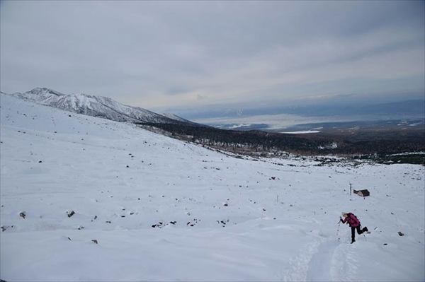 2週連続百名山☆雪の十勝岳へ♪_b0281366_13295493.jpg