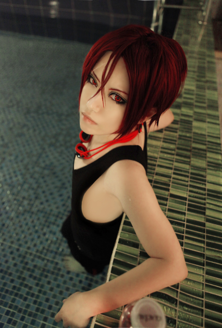 ☆Free! 松岡凛 コスプレ衣装 Fullset+凛タオル☆ : [dy52