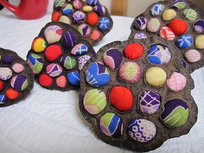 ハスの実で飾り小物・・・ : 柴わんこアメリとの日々・・・