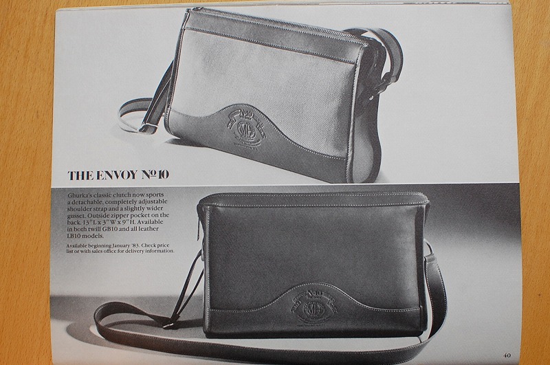 ☆GHURKA/グルカ ENVOY No.10 ショルダーバッグ ダークブラウン/レザー