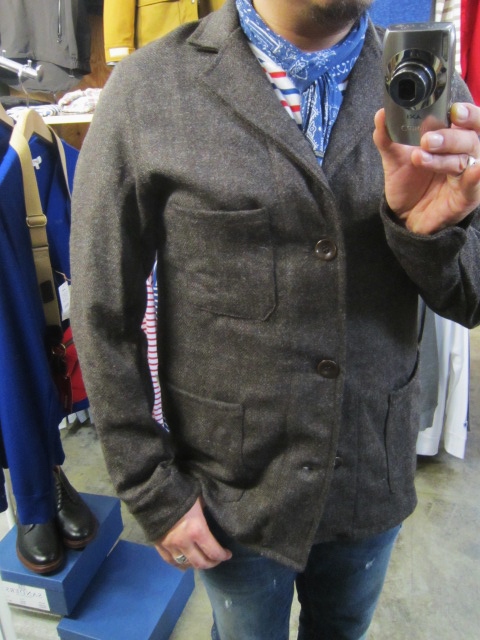今季も要注目★のYarmo のWool DRIVERS JACKET!絶品です!!_d0152280_19551491.jpg