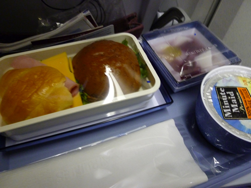 CHINA AIRLINES 成田→ホノルル便の機内食2013_c0152767_22162274.jpg