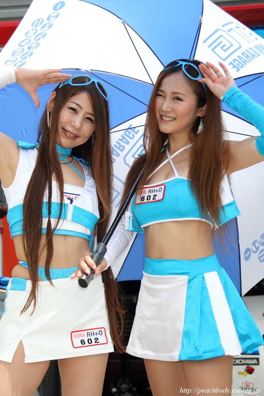 山田空 さん 平野絢子 さん Ptgレーシング 602 Girls Peach Body