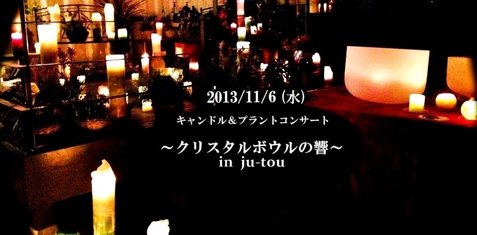 キャンドル&プラントコンサート 〜クリスタルボウルの響〜 _e0241591_1454863.jpg