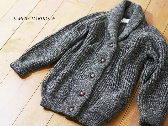 JAMES CHARLOTTE [ジェームスシャルロット] SHAWL KNIT CARDIGAN ...