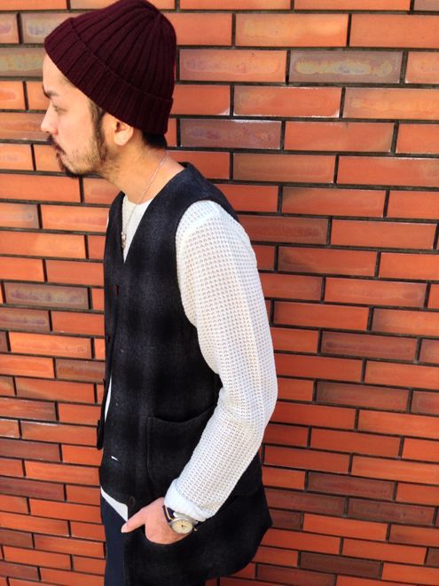 Put on \"2way Melton Best Vest”②_d0227059_23442373.jpg