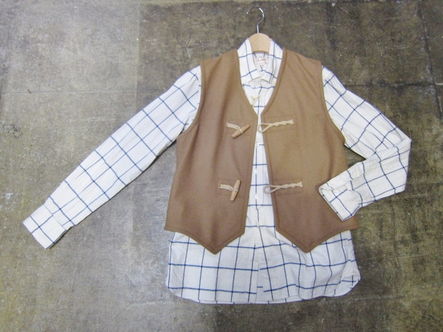 好評のSound Man より・・・合わせ易く上品なWHITE CHECK NELL シャツ!♪!_d0152280_2026934.jpg