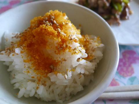 最高！炊きたてごはんにカラスミ (Riso con bottarga)_d0006400_4341277.jpg