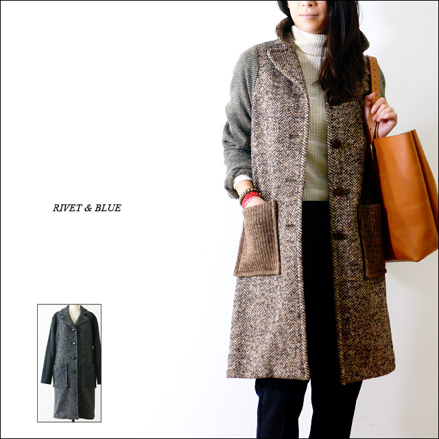 RIVET&BLUE [リベットアンドブルー] TWEED CHESTA COAT [DW103-COAT-3] _f0051306_19152523.jpg