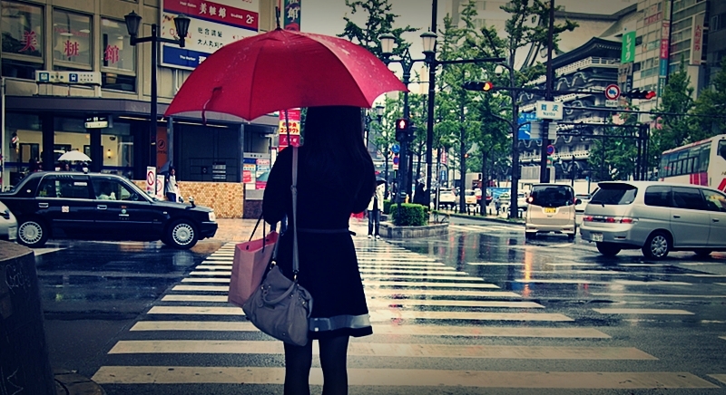 単身赴任百景 雨の御堂筋 荒野にて 単身赴任百景 雨の御堂筋 荒野にて