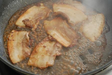 豚バラの柚子胡椒ガーリック照り焼き肉_d0104926_23215729.jpg