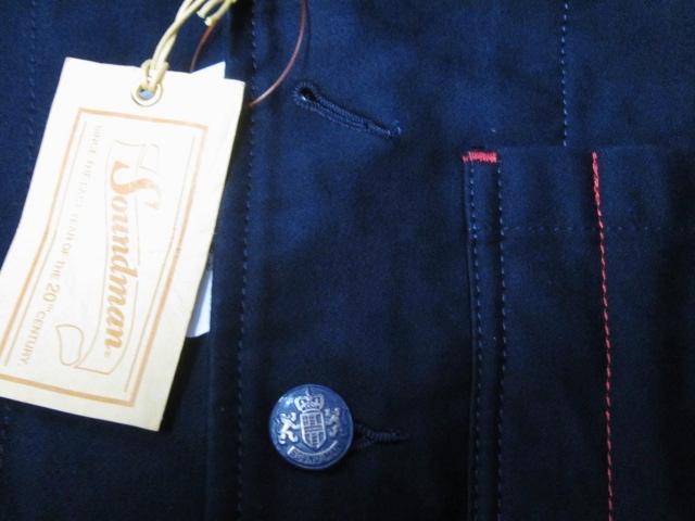 今時期に◎　好評のSOUND MAN より鉄板のCoverAll JACKET (Birmigham)入荷！♪！_d0152280_1046490.jpg