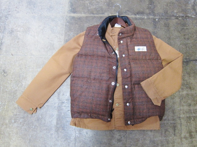 今季・好評のCrescent Down Works ・・・ 当店別注・Wool DOWN VEST!♪!_d0152280_1714334.jpg
