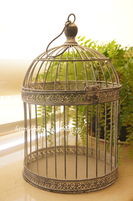 アンティーク 鳥籠 真鍮製 バードケージ-