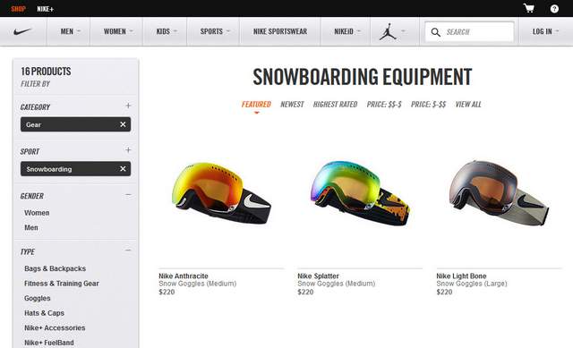 Nike Snowboardingからゴーグルのリリース_e0037849_187314.jpg