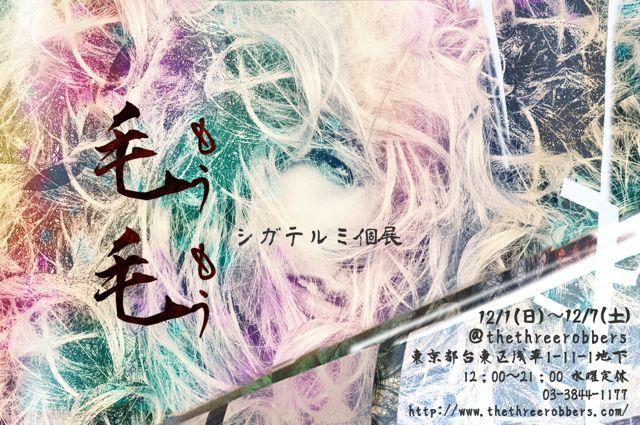 \"シガテルミ個展「毛毛」\"ってこんなこと。_c0140560_1119213.jpg
