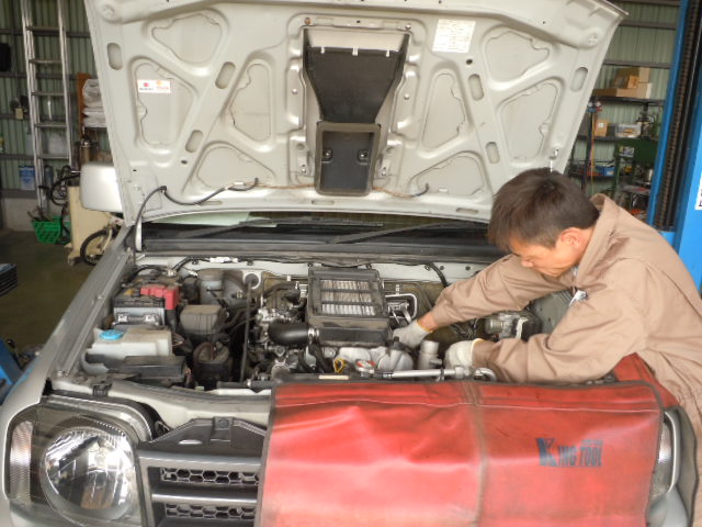 jb23 ジムニー ターボ交換☆オイル交換は定期的に!_c0213517_14295973.jpg