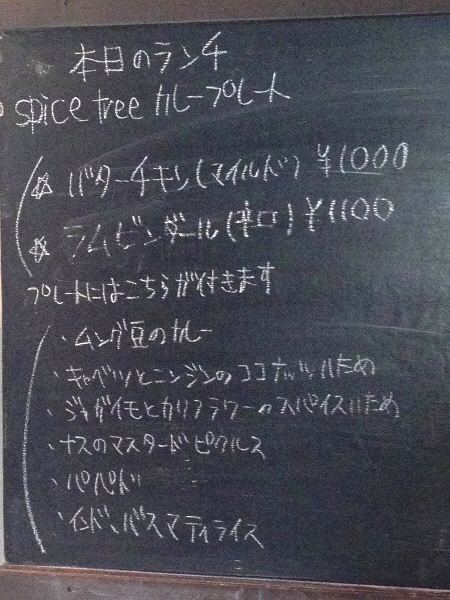 Spice tree カレープレート 【逗子　シネマアミーゴ（CINEMA AMIGO）】_b0153224_21395645.jpg