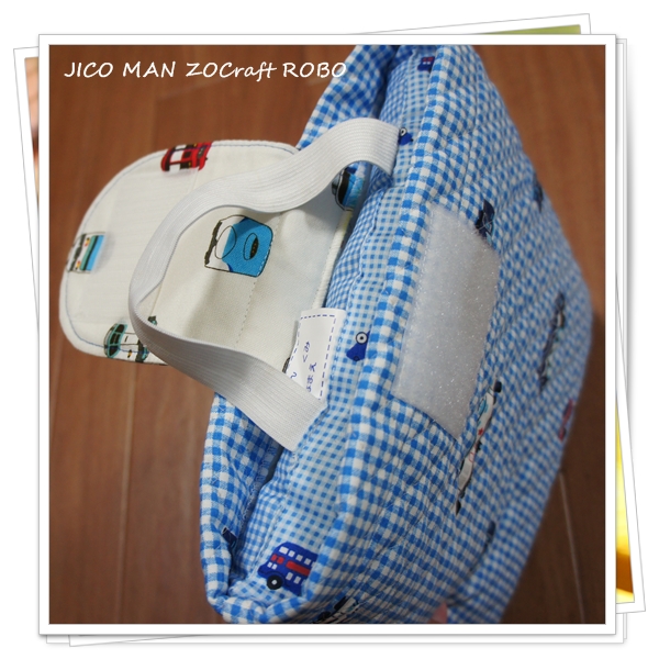 100均の座布団で 幼稚園の座布団カバー Jico Man Zocraft Robo クラフトロボブログ