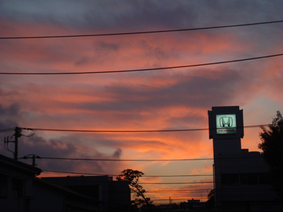 今日の空 （10月30日）_b0112263_18531158.jpg