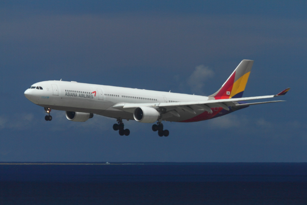 アシアナ航空のA330-300 : 南の島の飛行機日記 アシアナ航空のA330-300 : 南の島の飛行機日記