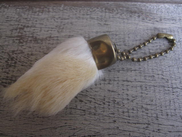 Vintage Lucky Charm Rabbit Foot Keychain!!! : ONLINE STORE