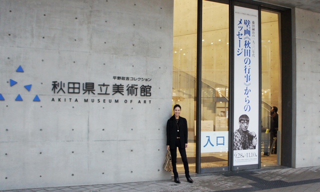 吉永小百合さんのCMでおなじみの藤田嗣治の大壁画「秋田の行事」を鑑賞♪_a0138976_1795298.jpg