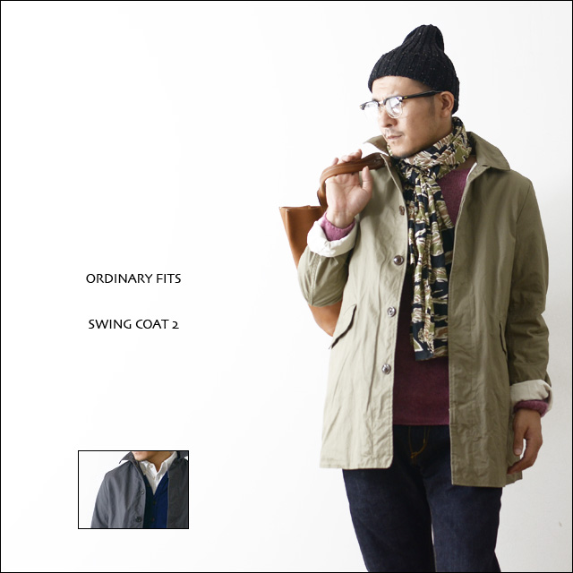 【名入れ無料】 フィッツ] [オーディナリー fits ordinary SWING 2 COAT ジャケット・アウター