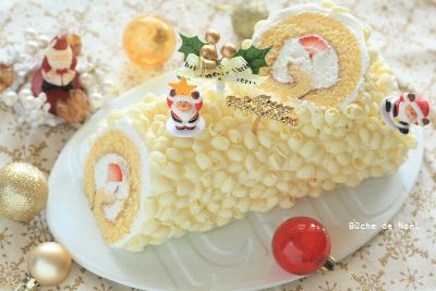 白と黒のブッシュドノエル Bon Appetit 白と黒のブッシュドノエル Bon Appetit