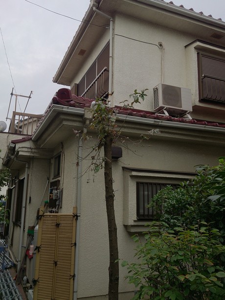 イメージチェンジ 外壁塗装工事 越谷N様邸 着工①_a0229594_22521894.jpg