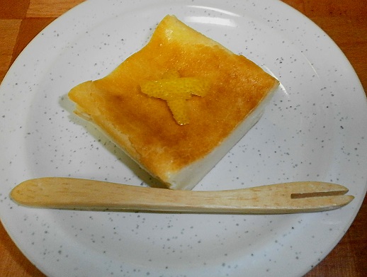 リンゴントウ 柚子のベイクドチーズケーキ めし帳 リンゴントウ 柚子のベイクドチーズケーキ めし帳