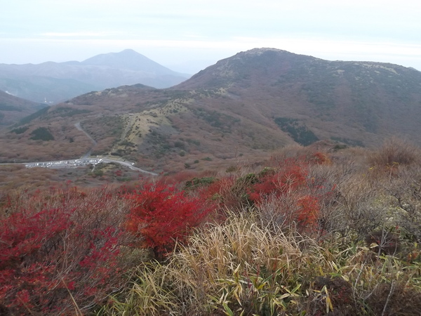 紅葉の九重連山再び 星生山～天狗ヶ城～中岳～白口岳～稲星山～久住山～扇ヶ鼻を行く_a0206345_9504373.jpg