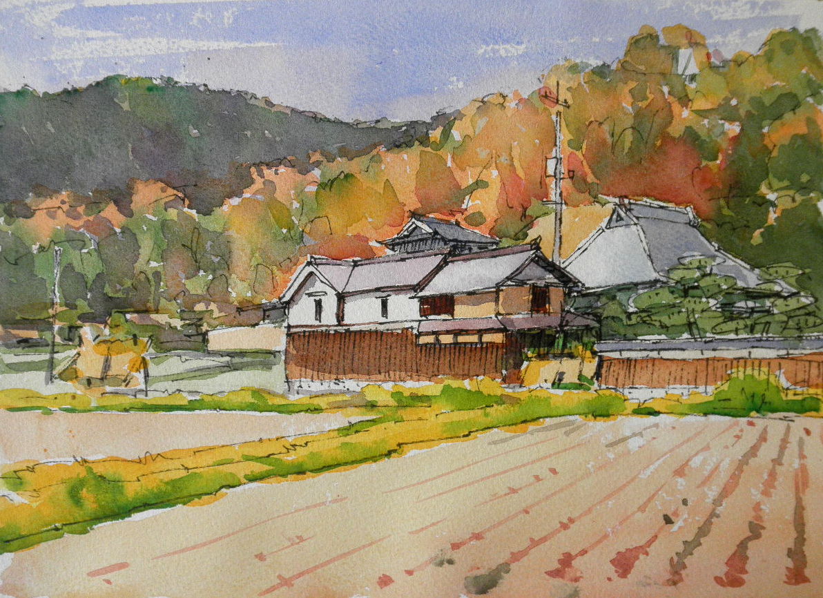 ご近所の風景 Tedkimotoの水彩画 ご近所の風景 Tedkimotoの水彩画