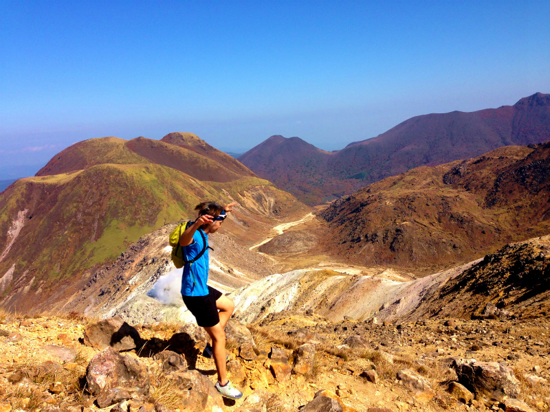 2013/10/30 Mountain Running Trip in Kyushu Day.1 九重_b0220886_1113365.jpg