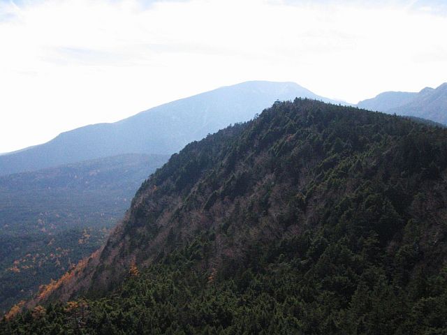 ニュウと稲子岳は二重山稜だった ときどき軽井沢 ニュウと稲子岳は二重山稜だった ときどき軽井沢