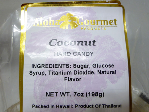 Aloha Gourmet Products Coconut Hard Candy_c0152767_21194853.jpg