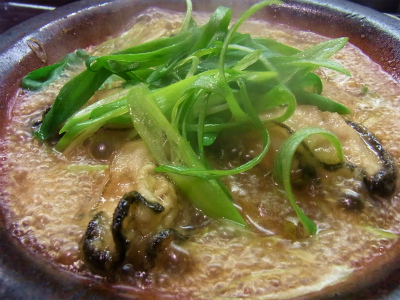 九条ネギとカキの南蛮煮_f0157910_13293584.jpg