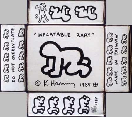キース・ヘリングのマルティプル「Inflatable Baby」（1985