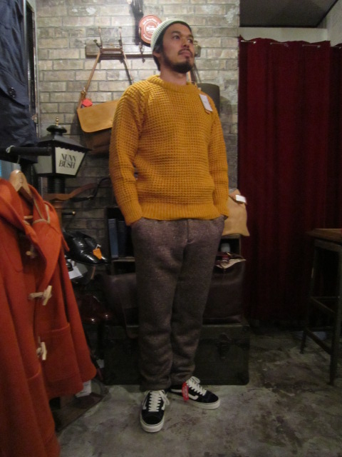 OLDDERBY KNITWEAR \"PLAIN POPCORN L/S CREW\" ご紹介_f0191324_2244232.jpg