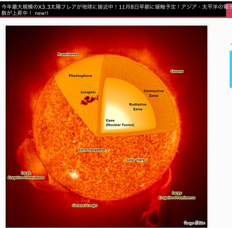 今年最大規模のＸ3.3太陽フレアが地球に接近中！_b0301400_036199.jpg