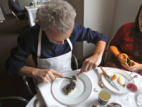 Arpège, déjeuner avec Alain Passard - アルページュでランチ_a0231632_2491398.jpg