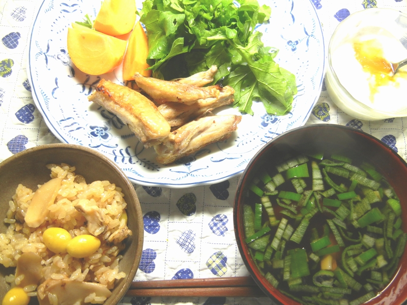 ’13,11,8(金)松茸ご飯にしたよ~!_f0060461_8532434.jpg