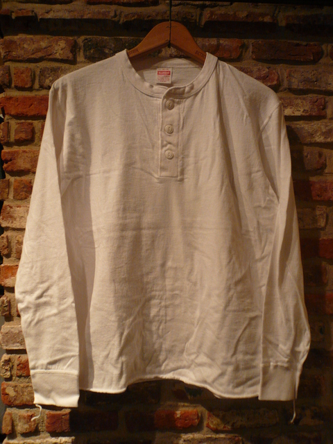 1950s \"MORLEY\" pure wool L/S \"OLD henley-neck\" ._d0172088_22155797.jpg