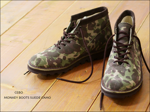 CEBO[セボ] MONKEY BOOTS SUEDE CAMO [92003F] _f0051306_1647949.jpg