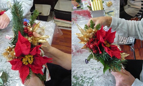 クリスマスアレンジ★★_f0223914_19184590.jpg